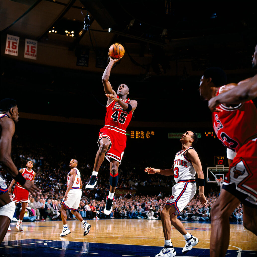 Michael Jordan, when he returned to the NBA following his time in minor league baseball, briefly wore No. 45 before returning to his familiar No. 23.