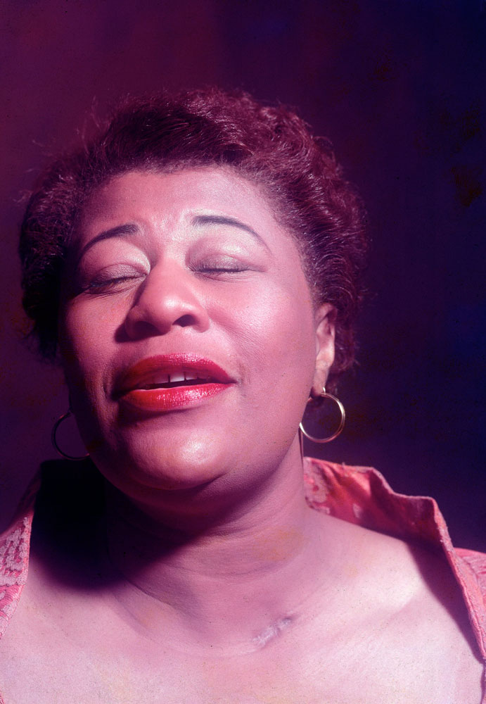 Ella Fitzgerald, the Queen of Jazz, 1954.